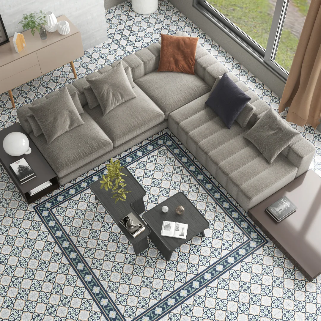 Exotica Florentine Blue, moroccan wall tile for bathroom